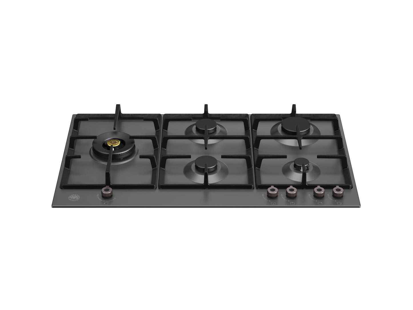 90cm gaskookplaat, lateral dual wok