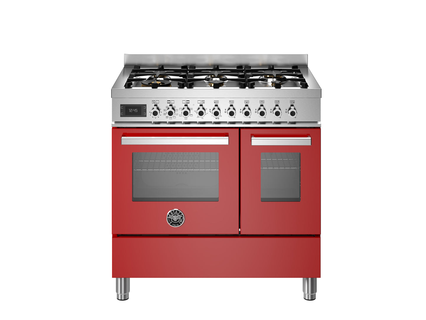 90 cm 6 Branders Elektrische Dubbele Oven top line