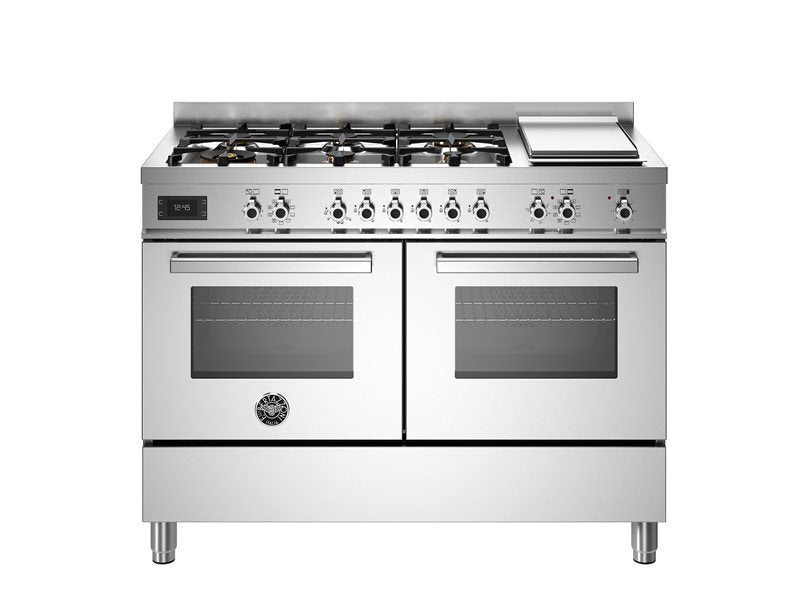 120 cm 6 brander + teppan yaki, elektrische dubbele oven top line