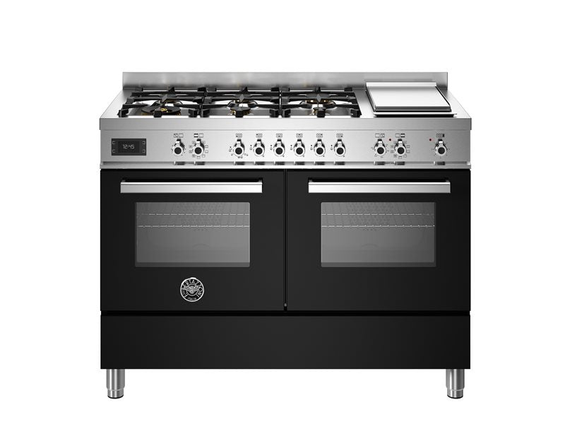 120 cm 6 brander + teppan yaki, elektrische dubbele oven top line