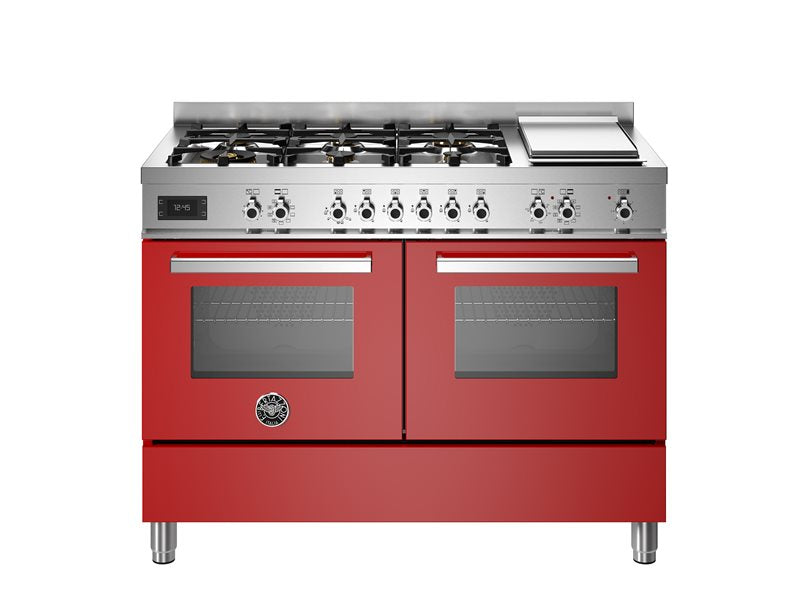 120 cm 6 brander + teppan yaki, elektrische dubbele oven top line