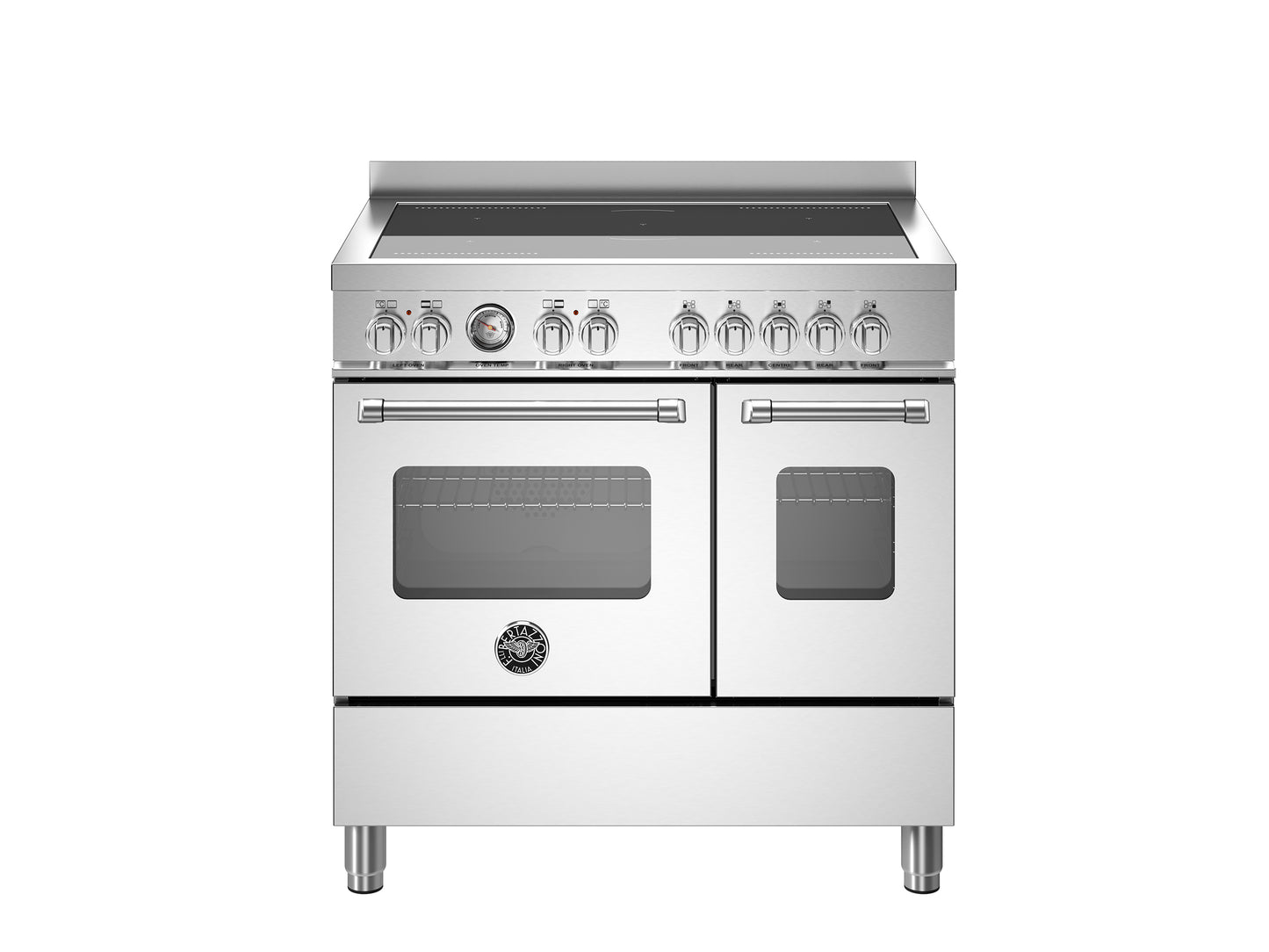 90 cm 5 inductie elektrische oven top line