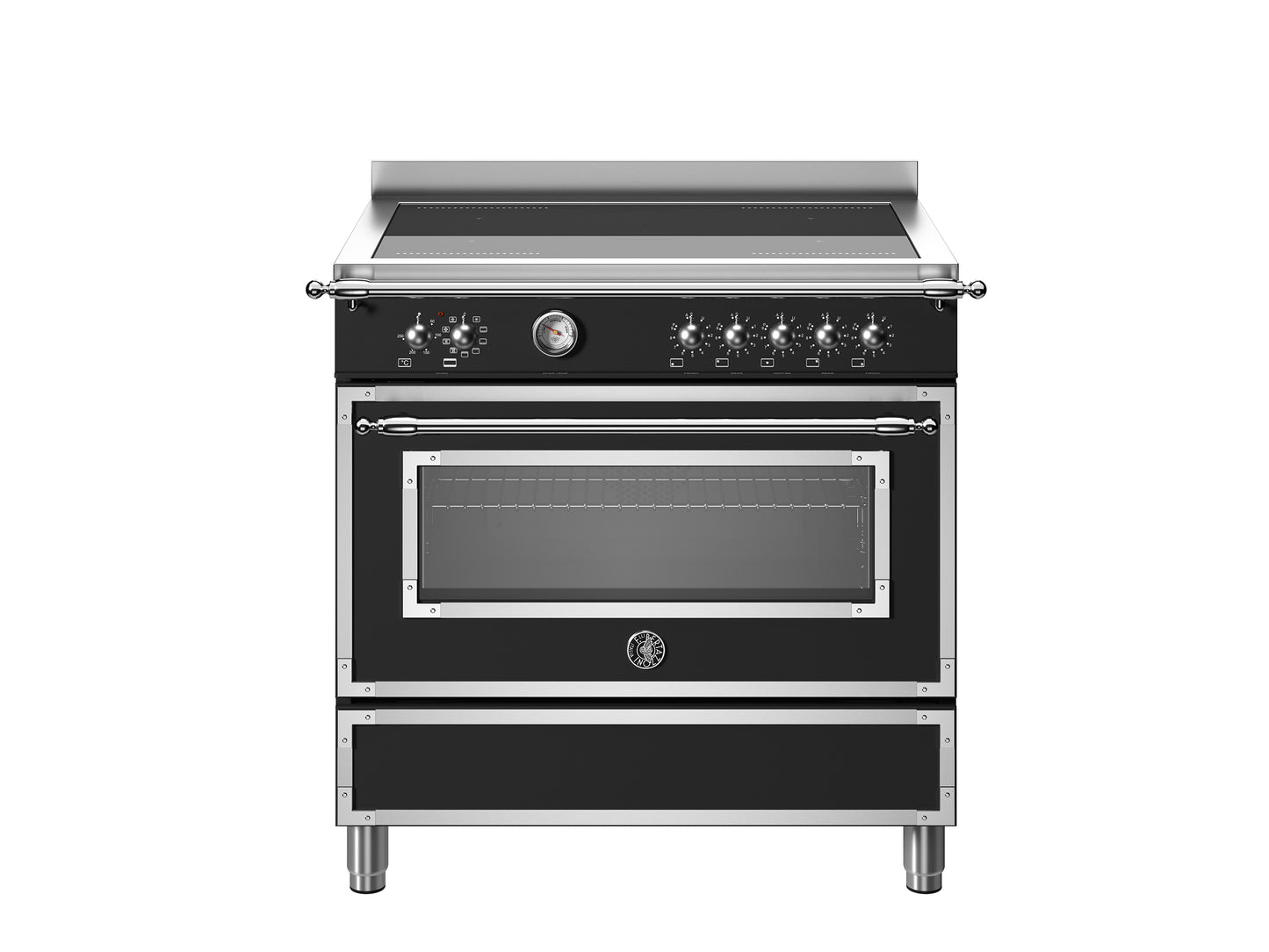 90 cm inductie top, elektrische oven