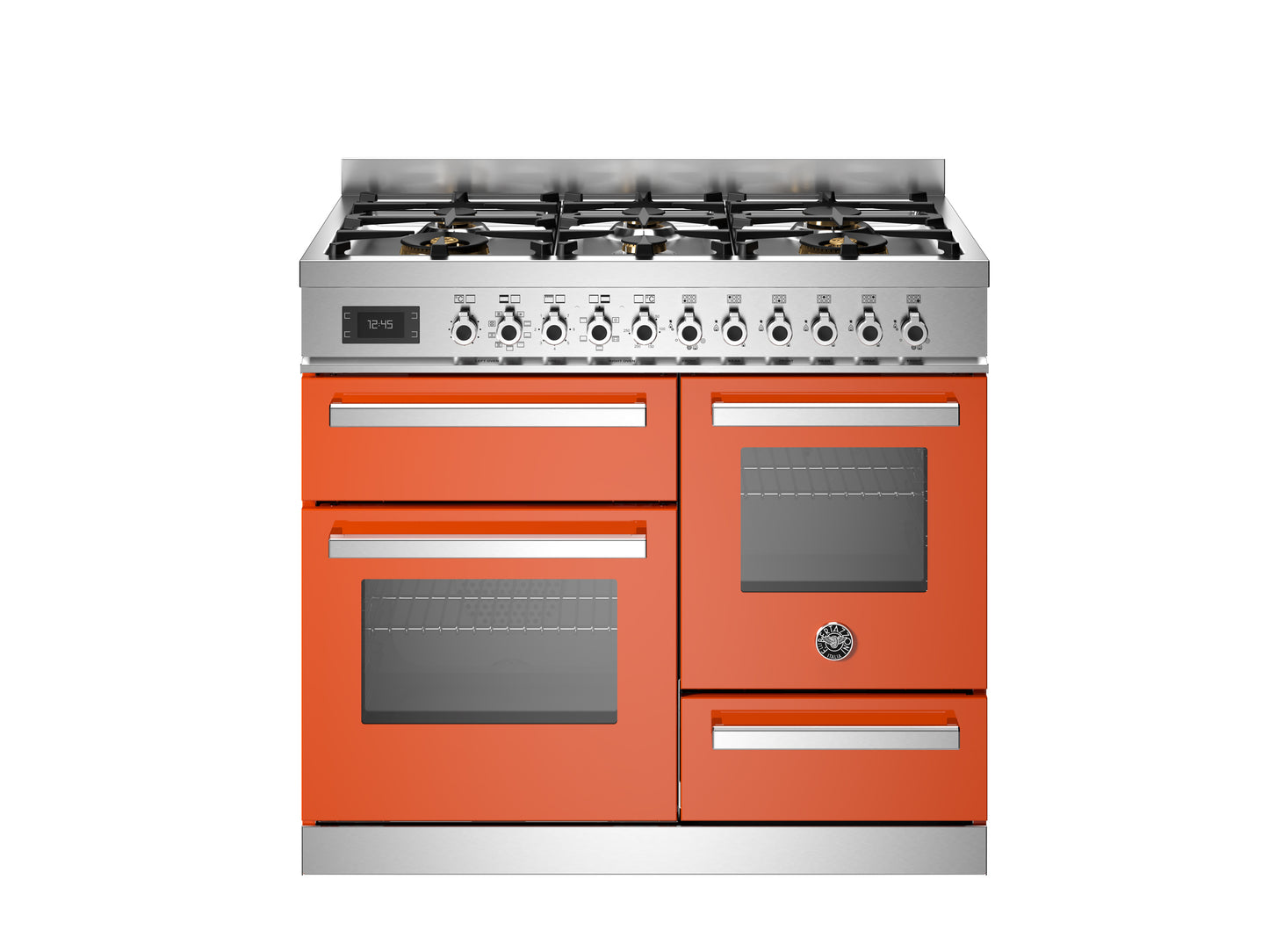 100 6 brander elektrische triple oven top line