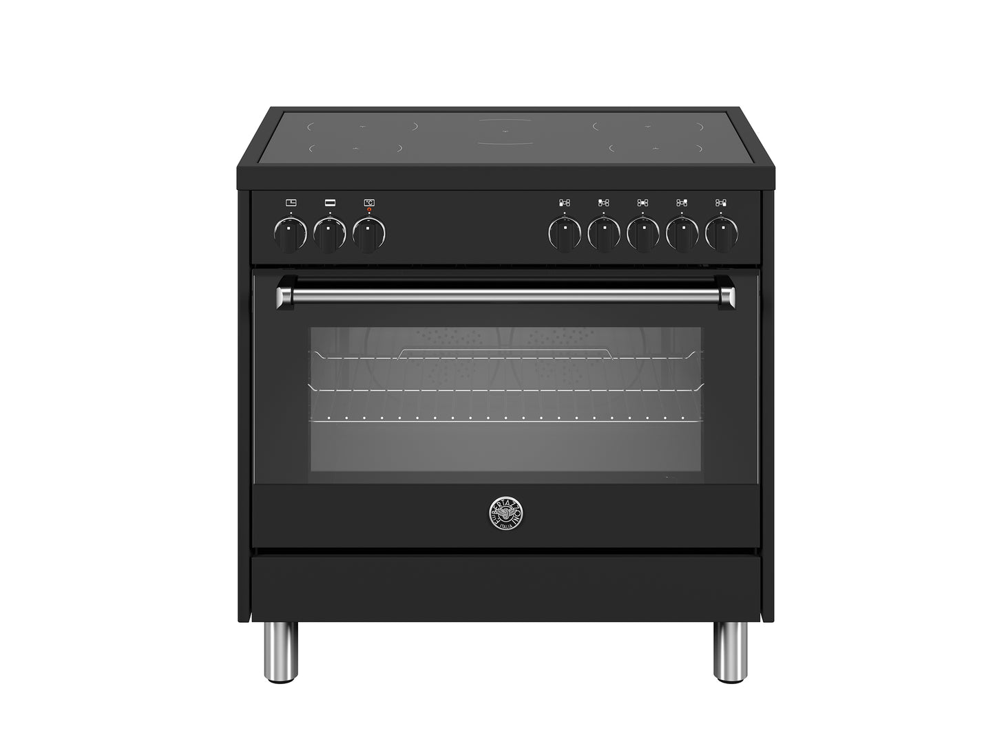 90 cm 5 inductie zones Elektrische Oven Prime Line