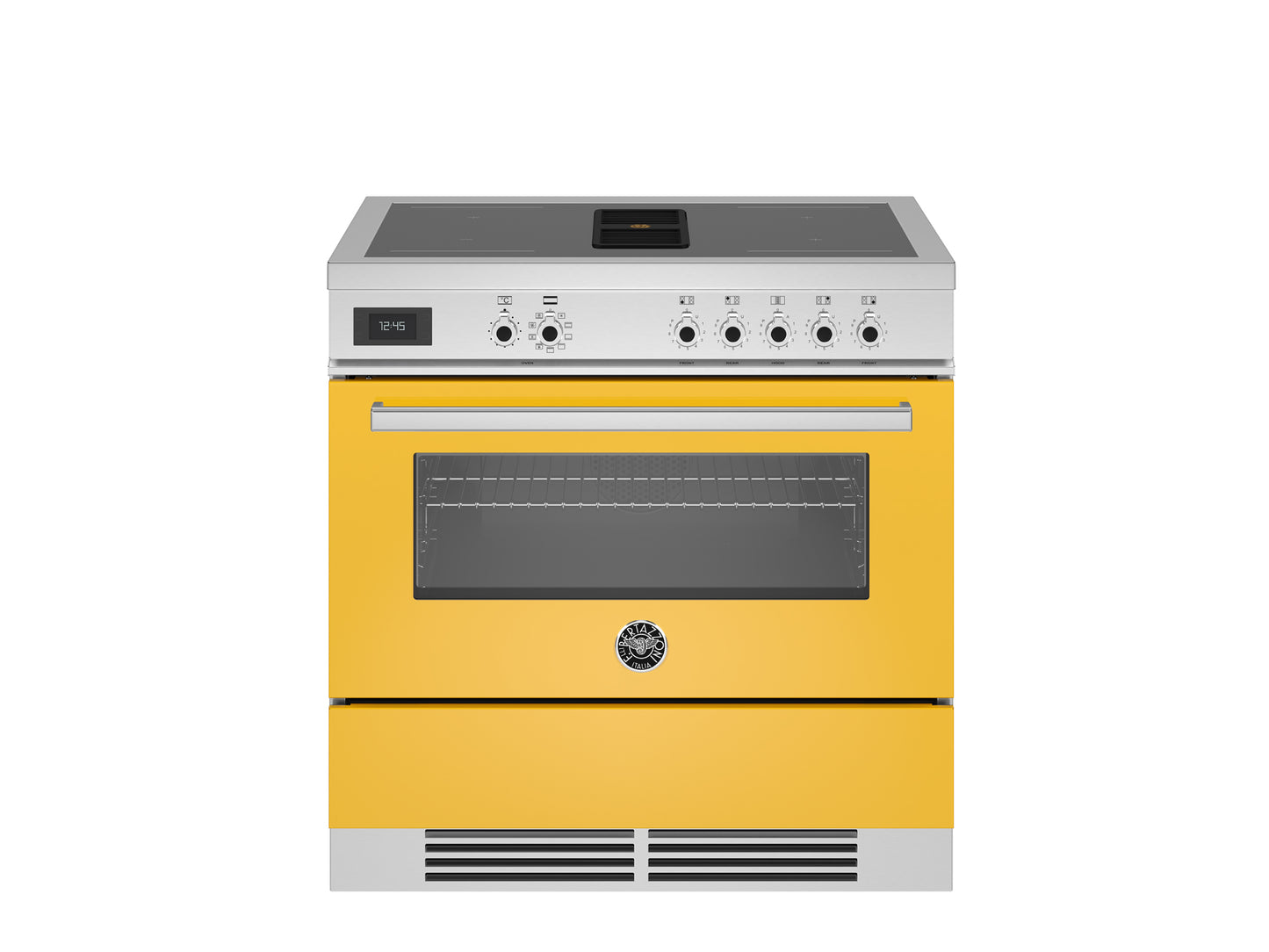 90 cm Air-Tec inductie fornuis met werkbladafzuiging