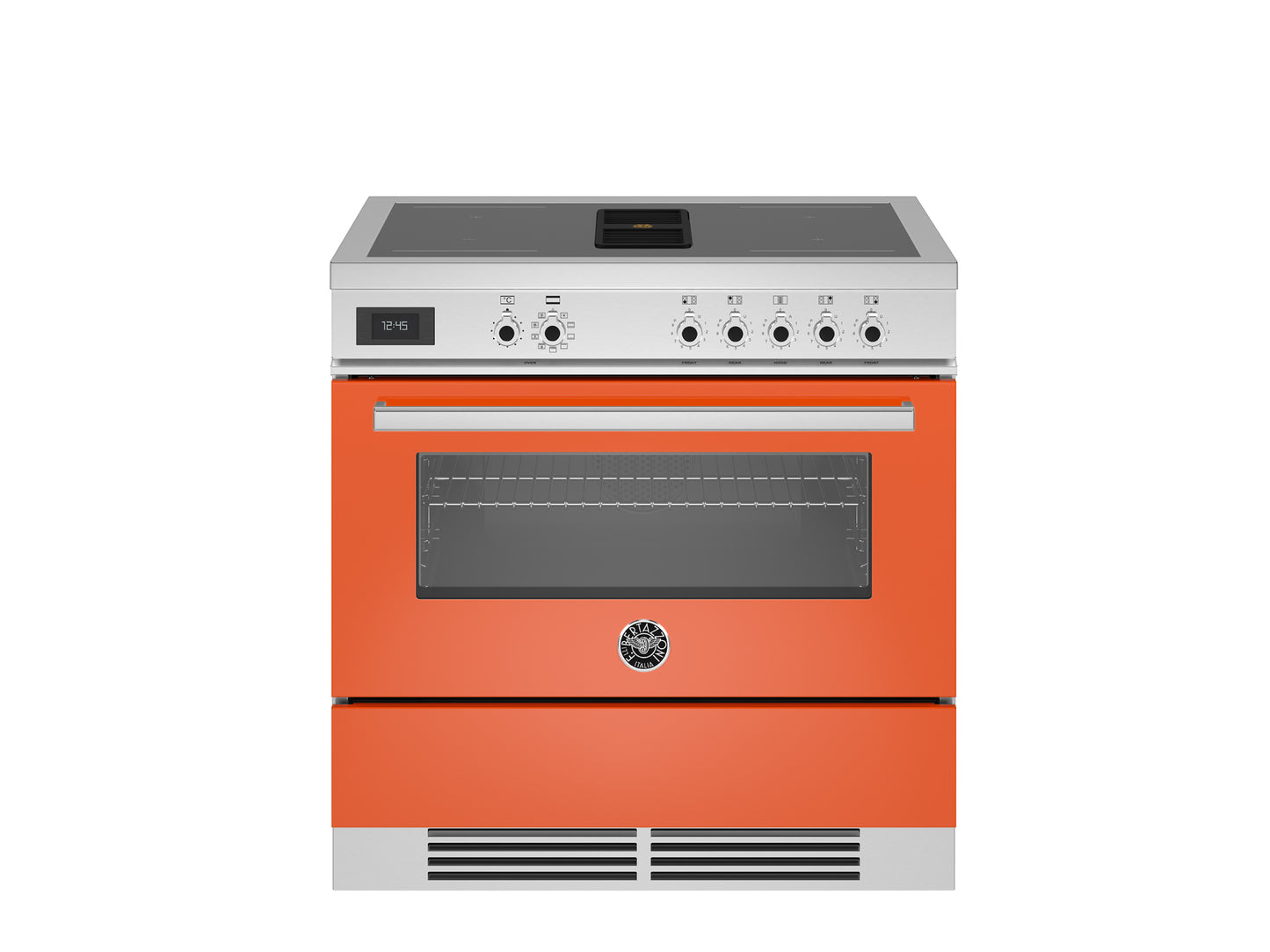 90 cm Air-Tec inductie fornuis met werkbladafzuiging