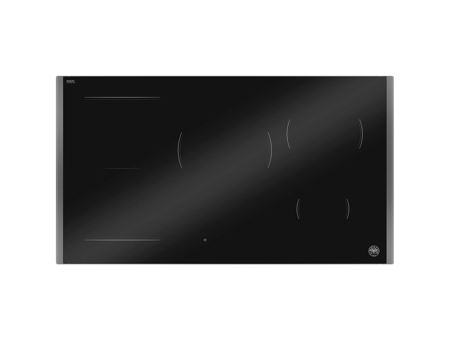 90cm 5 induction zones hobs, hidden slider