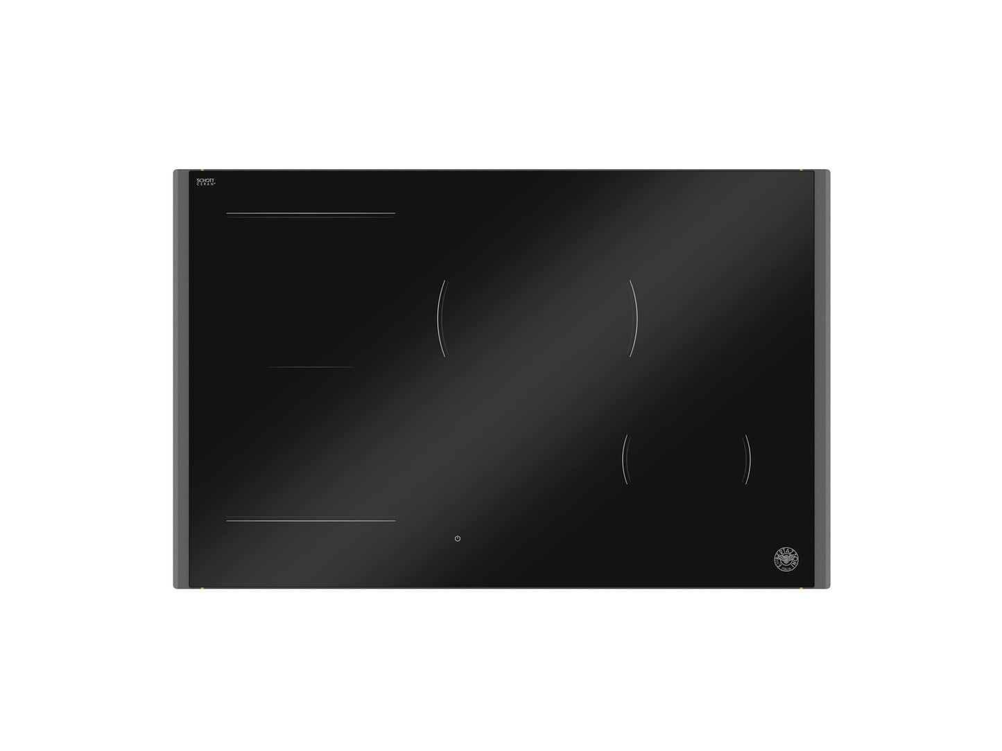 78cm 4 induction zones hobs, hidden slider