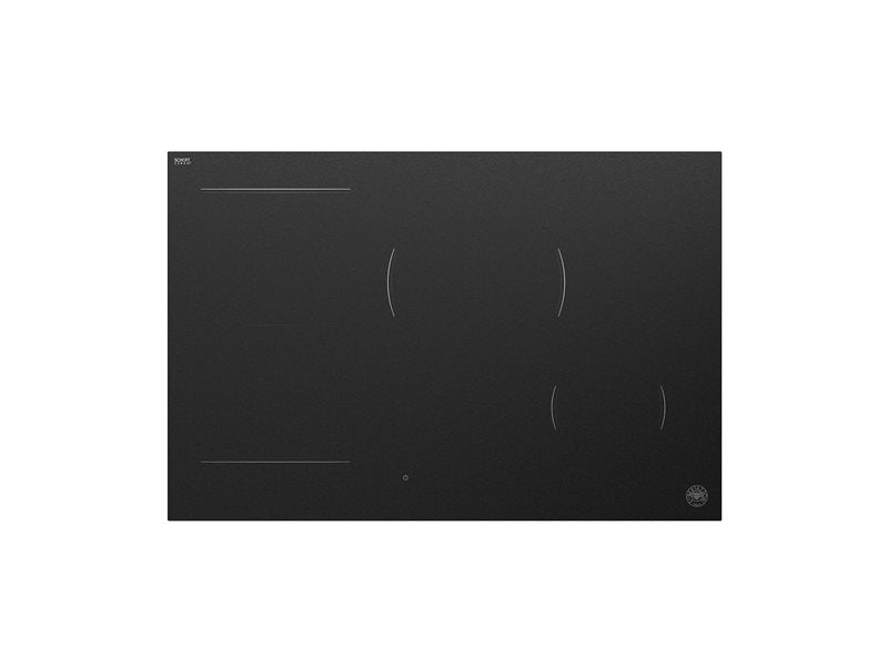 78cm inductie kookplaat 4 zones, LED slider, mat glas