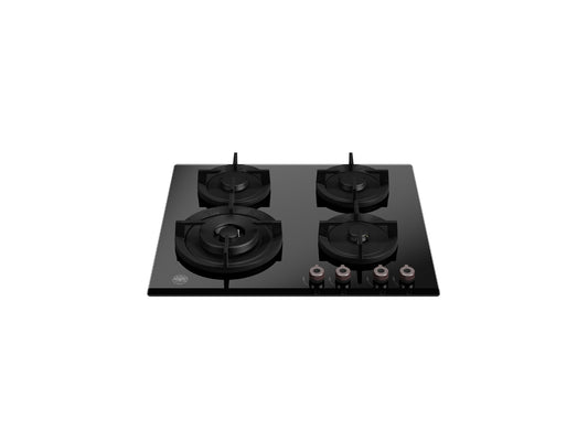 60cm gas op glas, wok