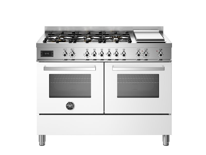 120 cm 6 brander + teppan yaki,  elektrische dubbele oven top line