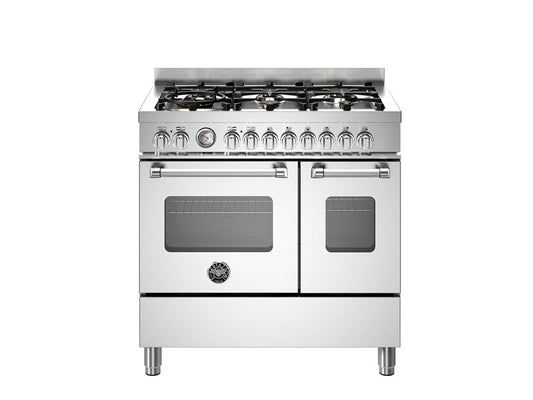 90 cm 6 Brander Elektrische Dubbele Oven top line