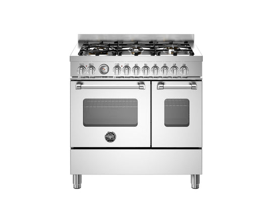 90 cm 6 Brander Elektrische Dubbele Oven top line