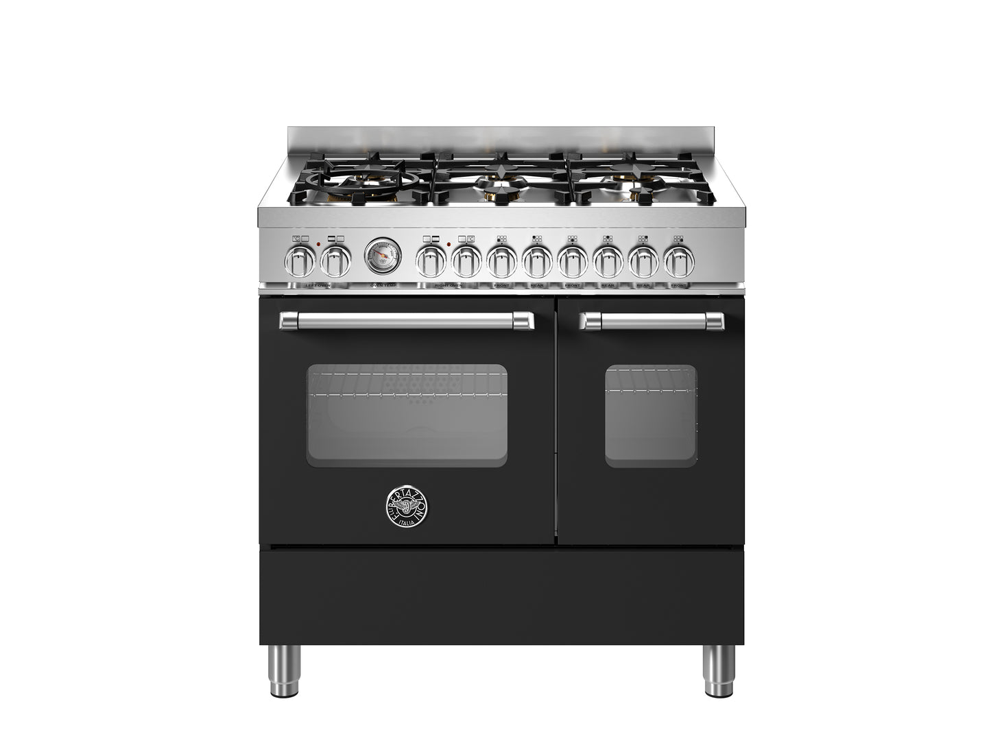 90 cm 6 Brander Elektrische Dubbele Oven top line