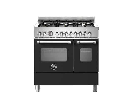 90 cm 6 Brander Elektrische Dubbele Oven top line