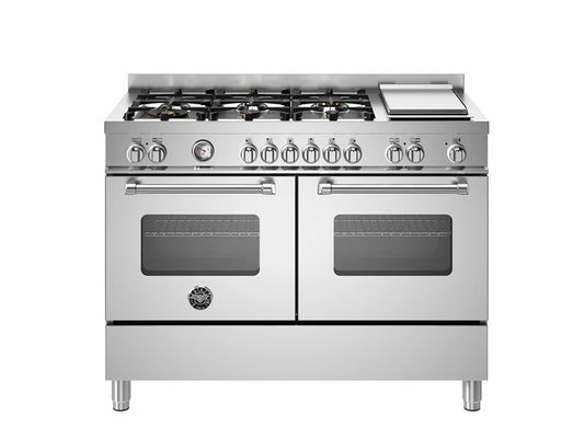 120 cm 6 Brander + teppan yaki, elektrische dubbele oven top line