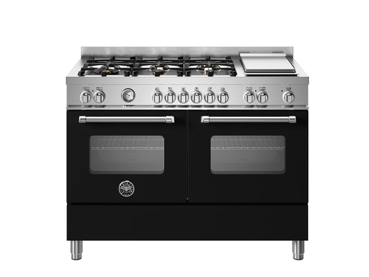 120 cm 6 Brander + teppan yaki, elektrische dubbele oven top line