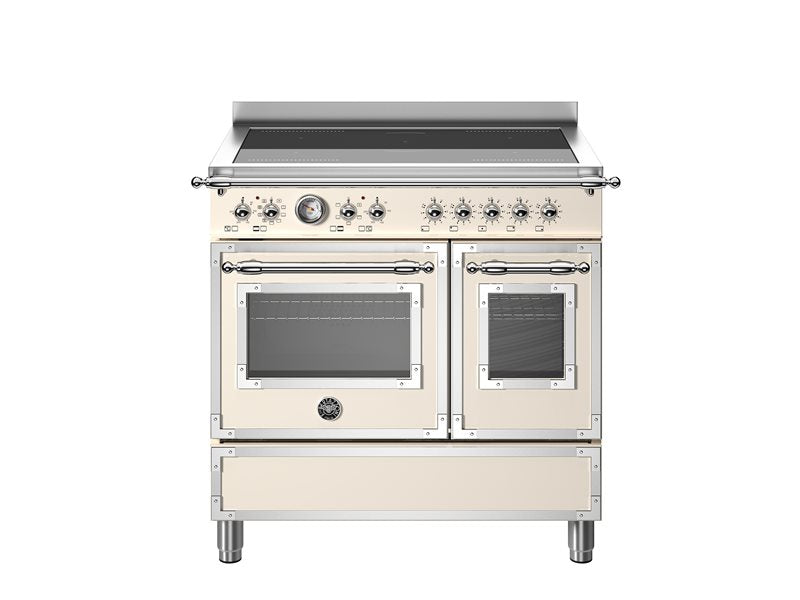 90 cm inductie top, elektrische dubbele oven