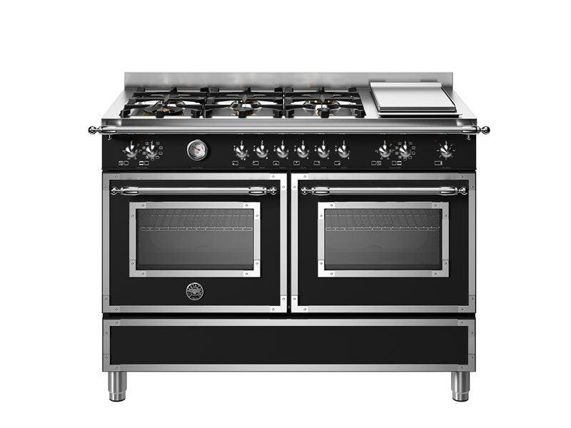 120 cm 6-Branders + Kookplaat, Elektrische Dubbele Oven