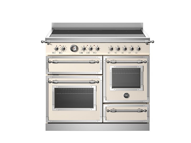 100 cm inductie top, triple elektrische oven