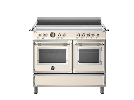 100 cm inductie top, elektrische dubbele oven