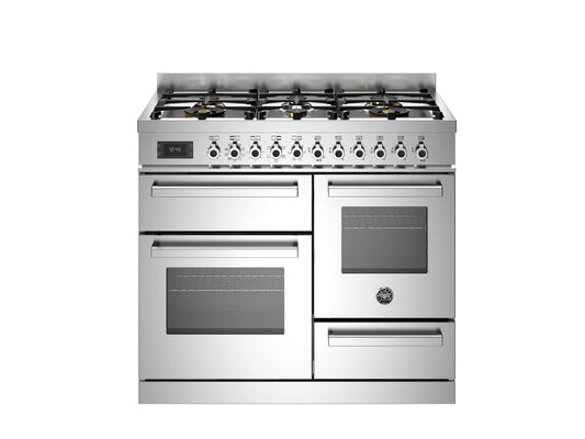 100 6 brander elektrische triple oven top line