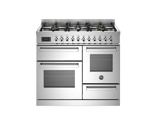 100 6 brander elektrische triple oven top line