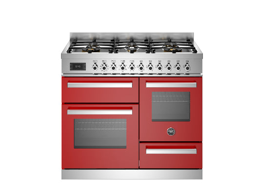 100 6 brander elektrische triple oven top line