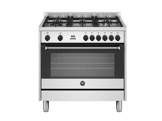 90 cm 6-Branders Elektrische Oven prime line