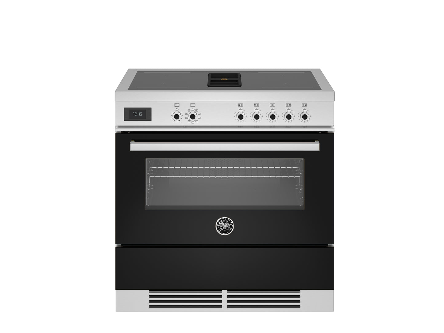 90 cm Air-Tec inductie fornuis met werkbladafzuiging