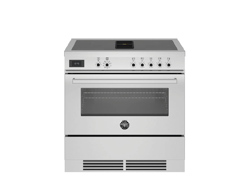 90 cm Air-Tec inductie fornuis met werkbladafzuiging
