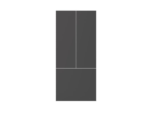 Carbonio deurpaneel voor 90 cm - French Door koelkasten