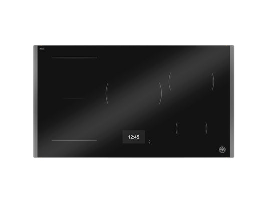 90cm 5 induction zones hobs with trim, TFT display