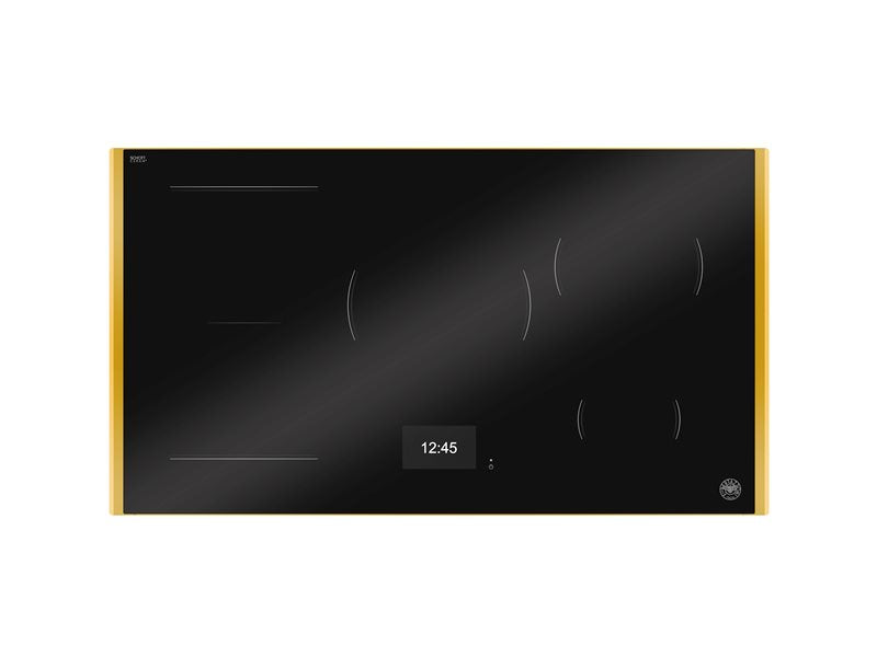 90cm 5 induction zones hobs with trim, TFT display