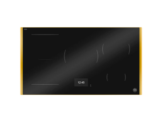 90cm 5 induction zones hobs with trim, TFT display