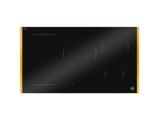 90cm 5 induction zones hobs, hidden slider
