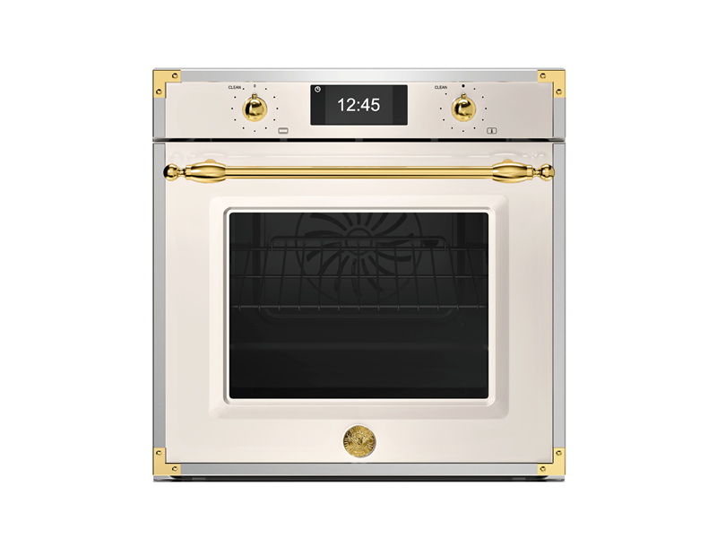 60cm elektrische inbouwoven, TFT display, total steam, pyrolyse