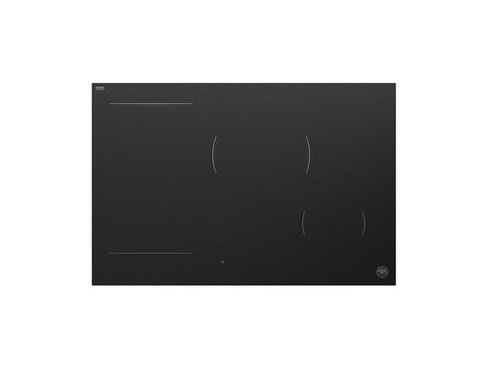 78cm inductie kookplaat 4 zones, LED slider, mat glas