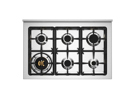 90 cm 6 Branders Elektrische Dubbele Oven top line